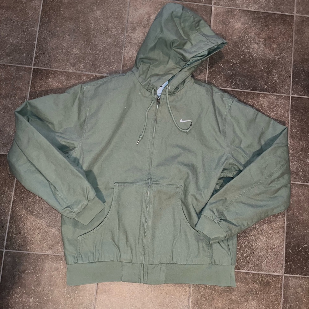 Nike Padded Hooded Jacket all Canvas Full Zip Carhartt Style Therma DQ5172-386